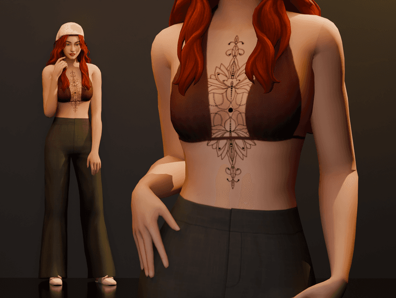 Тату Floral N4 Tattoo